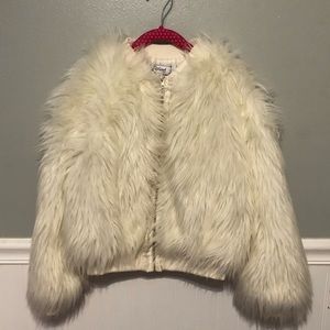 D’signed Faux fur jacket size M